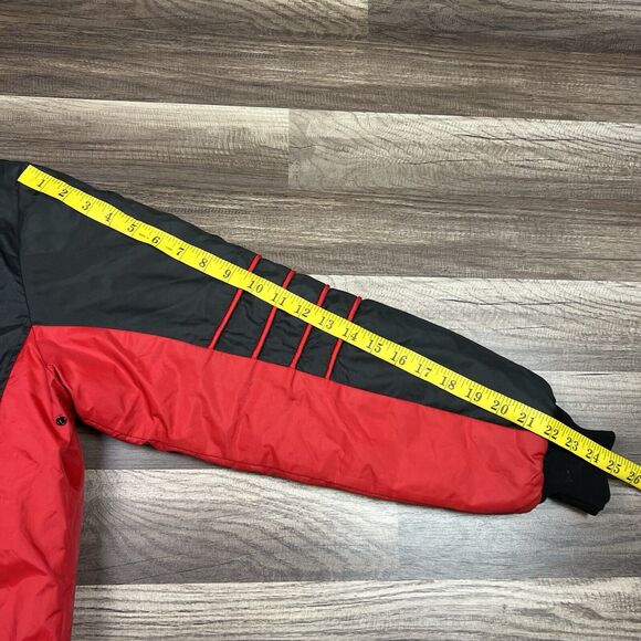 Vintage Bombardier Ski Doo Snowmobile Padded Winter Jacket Sz Small Made in USA - Picture 8 of 11
